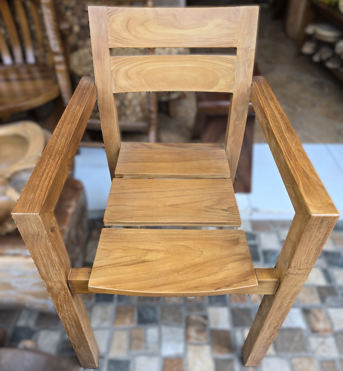 Teak wood chair