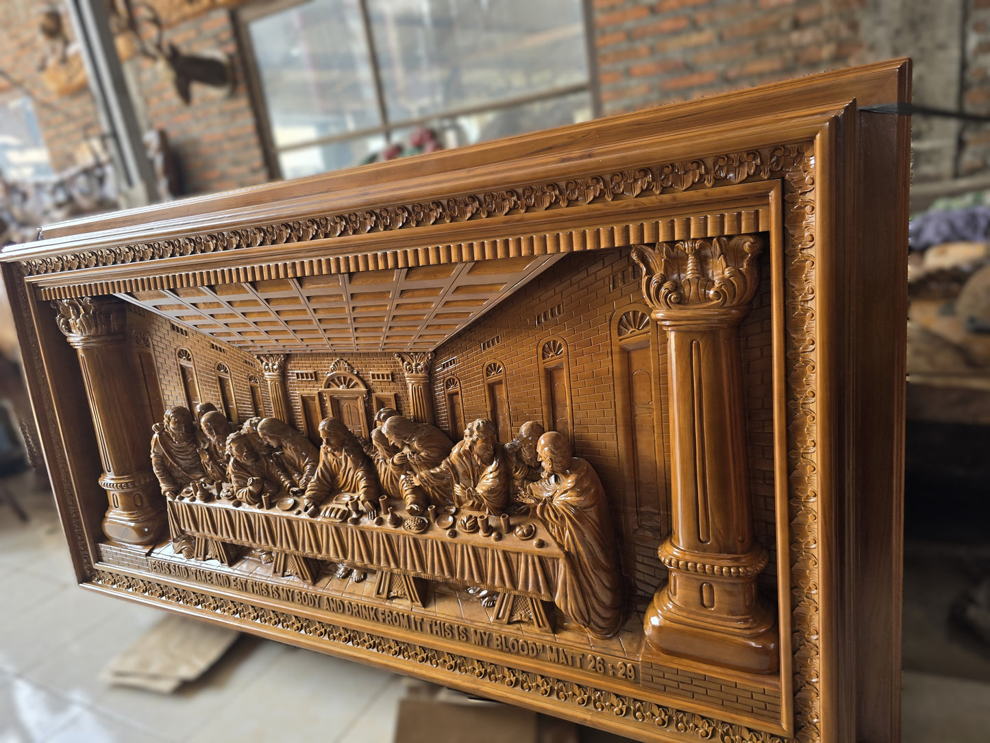 Catholic Fresco 'The Last Supper'