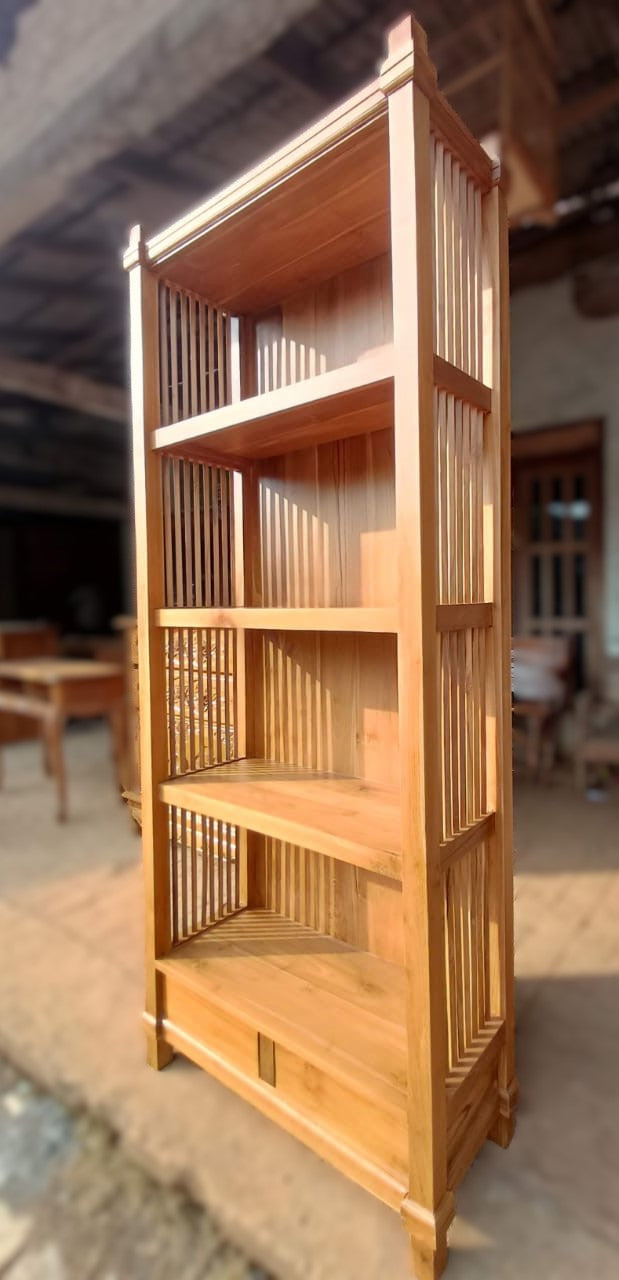 Teak wood library